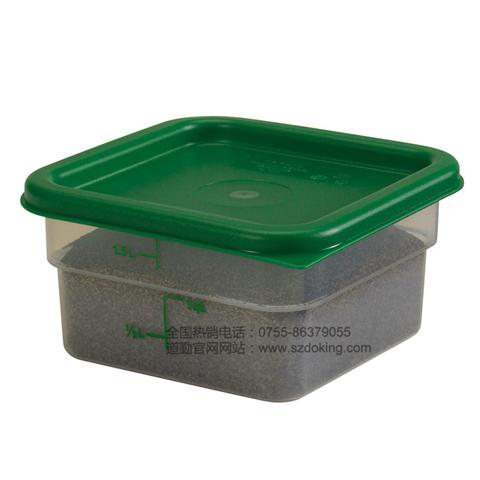 2SFSPP美国CAMBRO勘宝半透明方形食品盒 刻度盒
