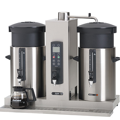 荷兰Animo CB 2x10W双桶台上型咖啡机(两侧带桶)20升/带开水机功能