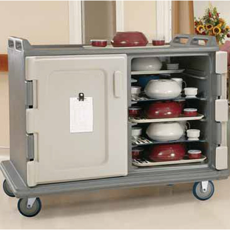美国进口CAMBRO 医疗保温送餐车 低矮型保温卫生送餐车