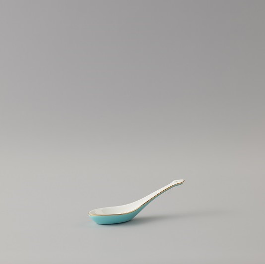 国瓷永丰源元杭140mm瓜棱树枝汤勺