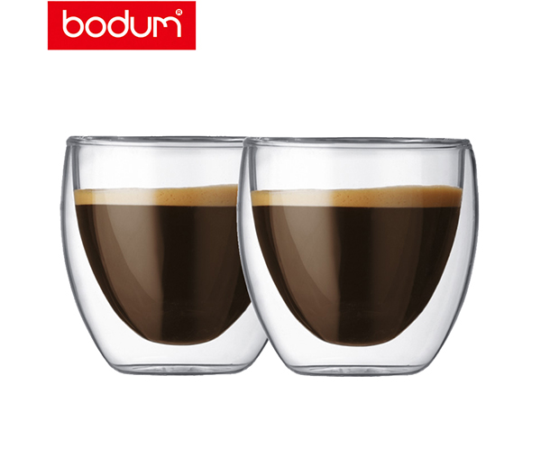 丹麦bodum双层玻璃杯帕维纳系列4557-10