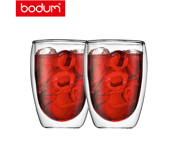 丹麦bodum双层玻璃杯帕维纳系列4559-10